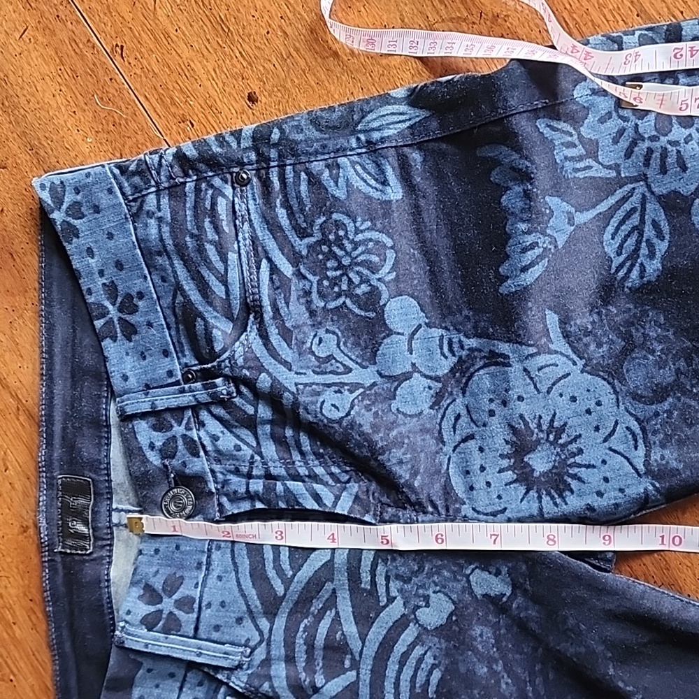 MOTHER Denim The Looker Blue Moon of Tokyo Cotton Crop Pants Size 25 - Picture 13 of 13
